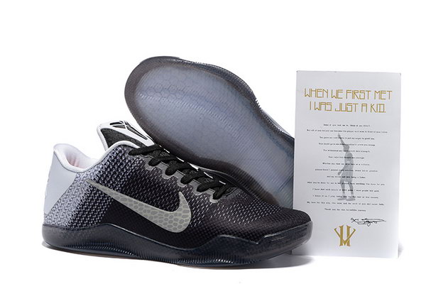 Nike Kobe Xi Shoe Black Grey Taiwan